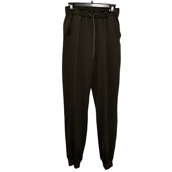 Lululemon Stretch High-Rise Jogger Pants in Dark Olive - Picture 3 of 7
